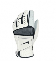 Nike Golf Men's Tech Xtreme IV Regular Left Hand Glove in White with Black Trim (Small)