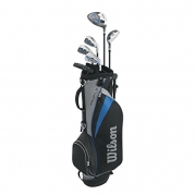 Wilson Men's Profile Junior Complete Package Golf Set, Left Hand, Blue, Large