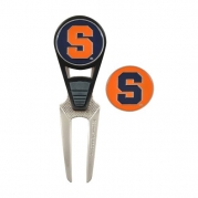 NCAA Syracuse CVX Golf Ball Mark Repair Tool and 2 Ball Markers