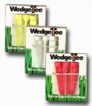 Golf Plastic Wedge Tees 3 ct Orange Cleans Grooves Shoe