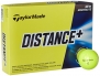 TaylorMade Distance Plus Golf Ball, Yellow