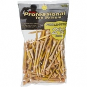 Pride Professional Tee System ProLength Tee, 2-3/4 inch-100 Count Bag (Yellow on Natural)