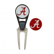 Alabama Golf Ball Mark Repair Tool and Ball Markers