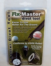 Golf Ball Mark Repair Tool - Fix-Master Divot Repair Tool Fastens To The End Of Putter - Best Golf Divot Tool Conforms to USGA Rules from Starting Time Golf - Golf Accessories, Golf Discount Product, Best Golf Gift.