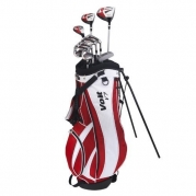 Voit V7 Mens GRAPHITE & STEEL Golf Club Set & Stand Bag by Golf Outlets of America, Inc.