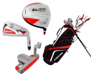 Precise Women's SL500 Petite Complete Set (Red/White), Graphite Hybrids with Graphite Irons, Ladies, Right Hand