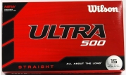 Wilson Ultra 500 Straight Golf Ball (15-Pack), White