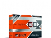 Wilson Staff Fifty Elite Golf Balls, Orange, Pack of 12