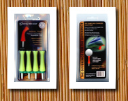 Royaltees Golf royaltees r3 pack, flexible golf tees (yellow)
