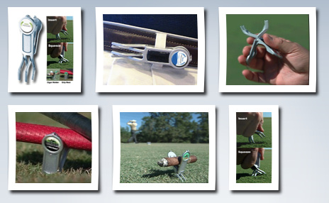 Mark Mender multi-purpose golf & divot tool