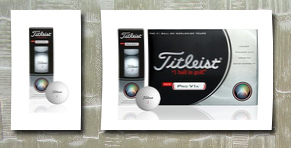 Titleist pro v1x golf balls sleeve, 3 balls