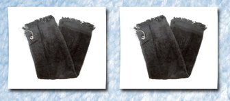 PrideSports putter towel, black