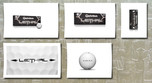 TaylorMade lethal golf ball (pack of 12)